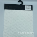 Mélange en polyester en spandex à double face tissu jacquard tricoté